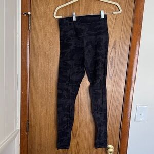 lululemon athletica Black Camouflage Leggings